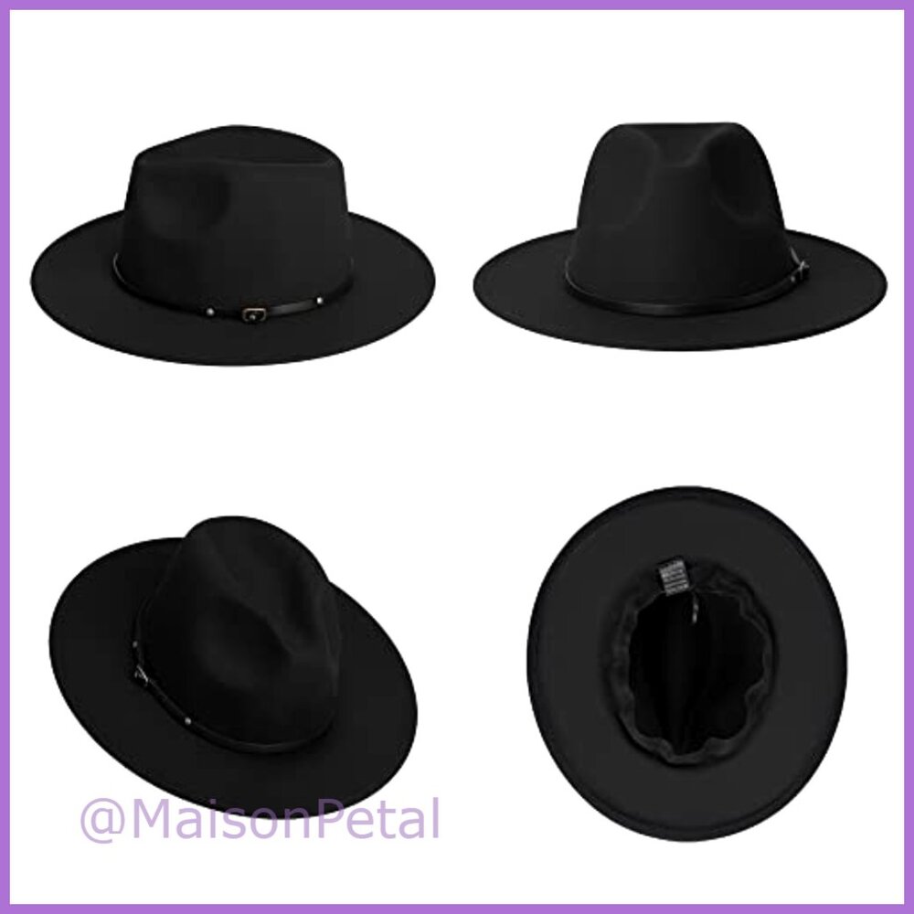 Cotton Polyester Fedora Hat With Adjustable Draws… - image 5